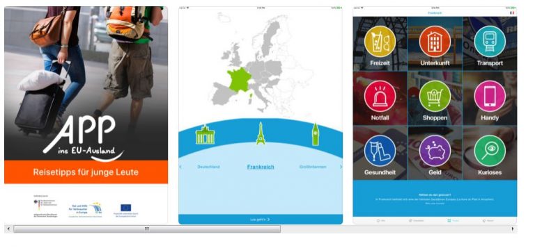 «Ins EU Ausland»: la app que te facilitará tu viaje por Europa