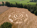 Aparece misterioso círculo en campo de cultivo del sur de Alemania