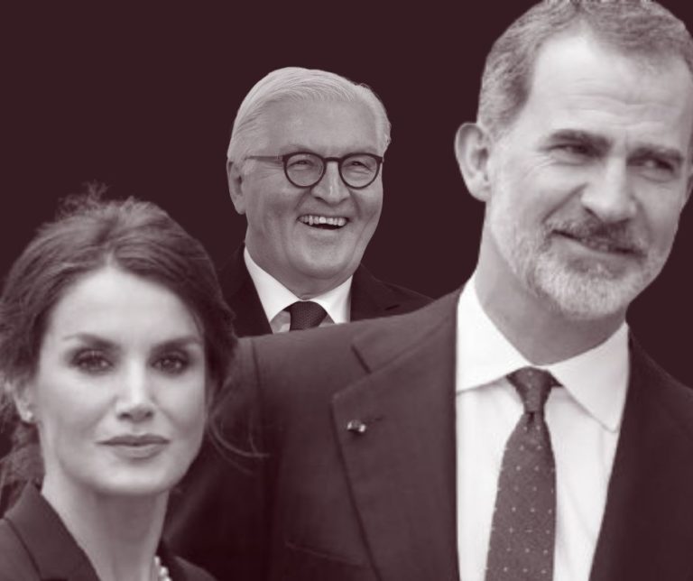 La pareja real española visita al presidente federal Steinmeier
